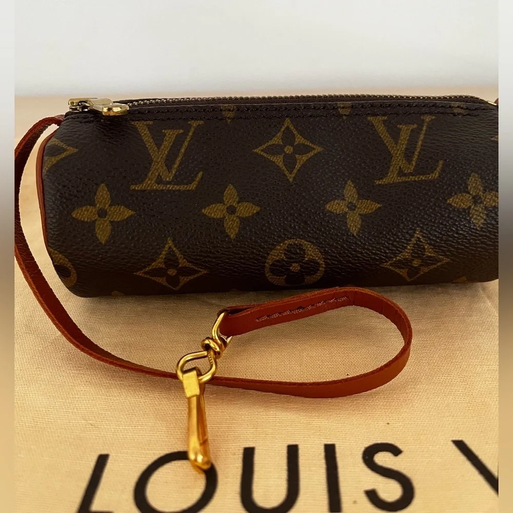 Louis Vuitton Monogram Papillon Golf Ball Holder EUC NWOT dust bag France - Picture 10 of 16